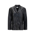 Magda Butrym Black Lambskin Blazer