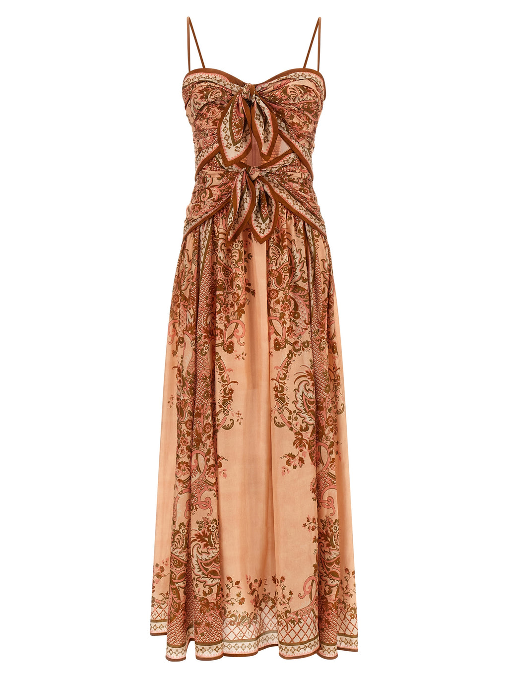 Zimmermann Multicolor Silk Midi Dress