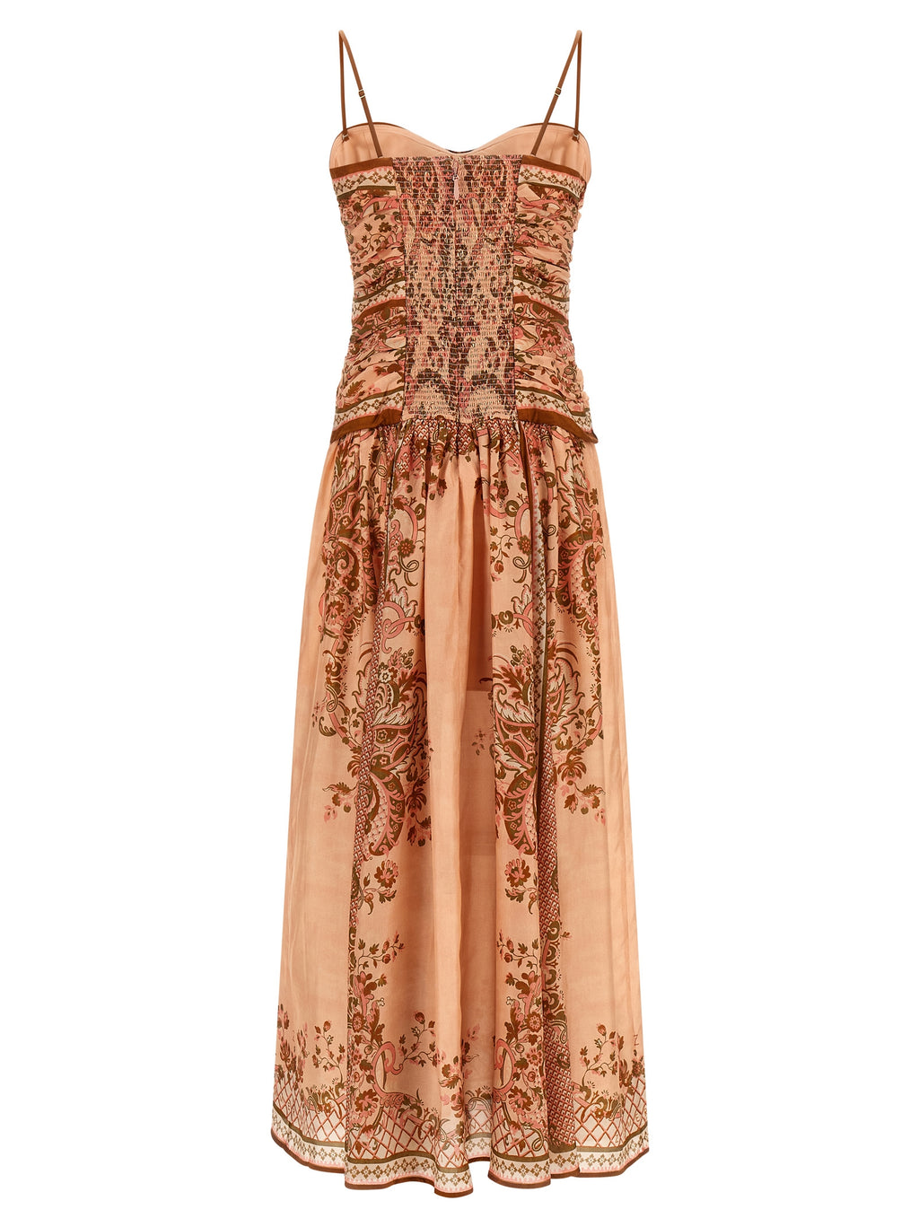 Zimmermann Multicolor Silk Midi Dress