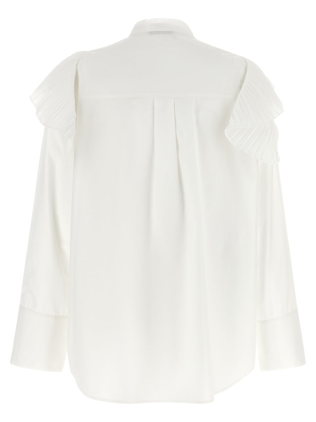 Alberta Ferretti White Cotton Blouse