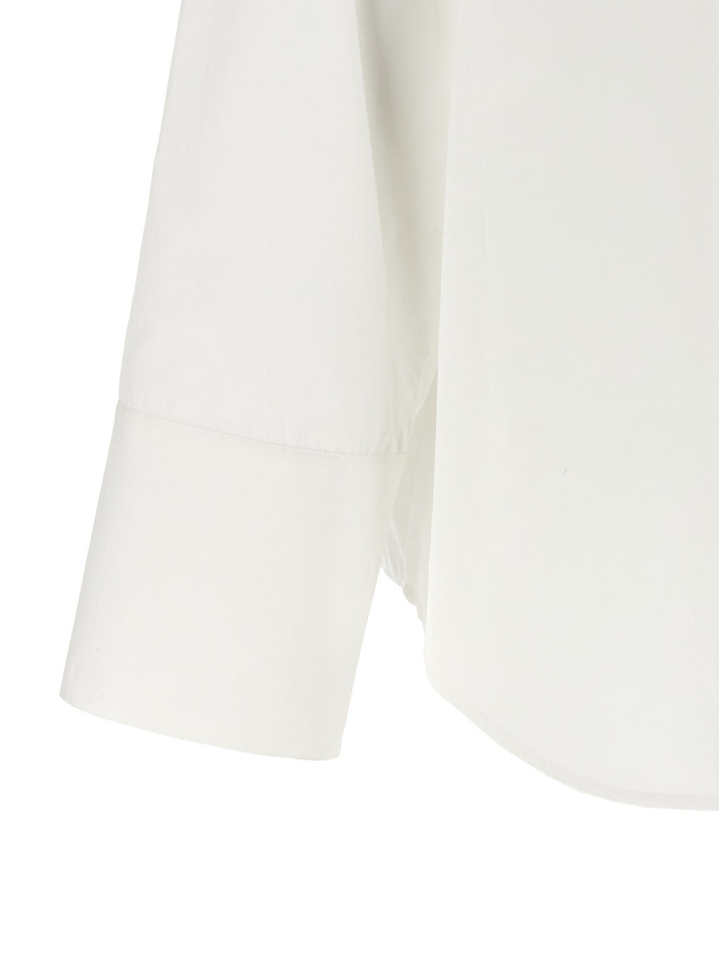 Alberta Ferretti White Cotton Blouse