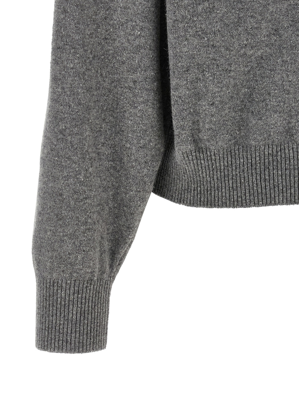 Alberta Ferretti Gray Virgin Wool Cardigan