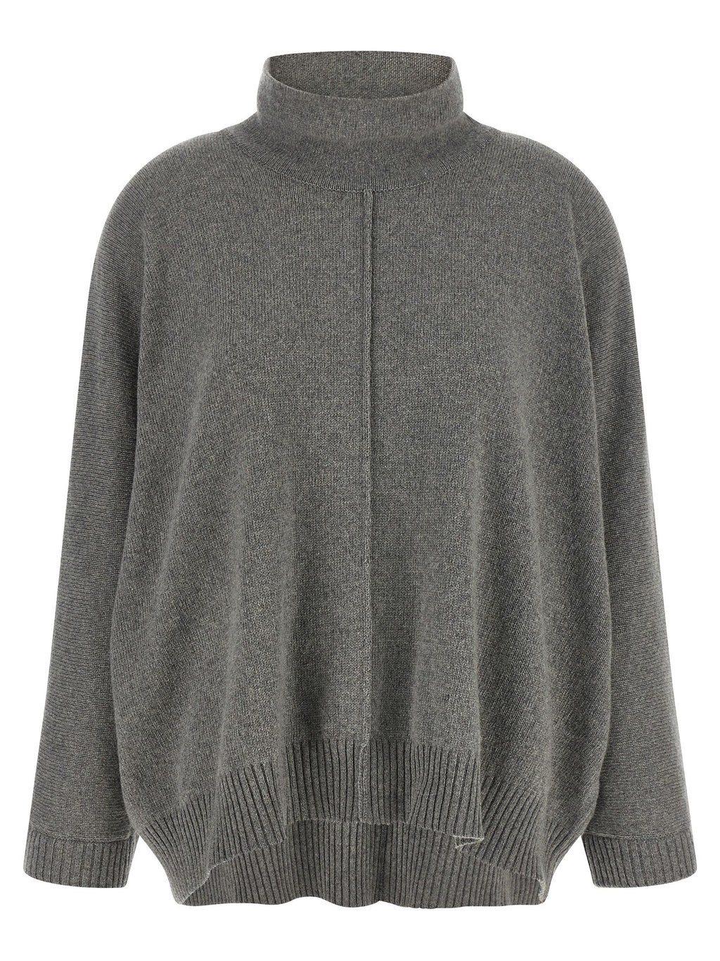 Alberta Ferretti Gray Cashmere Cardigan