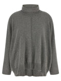 Alberta Ferretti Gray Cashmere Cardigan