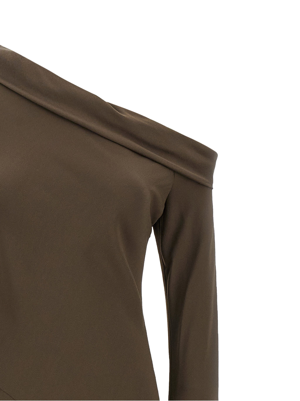Alberta Ferretti Brown Viscose Long Dress
