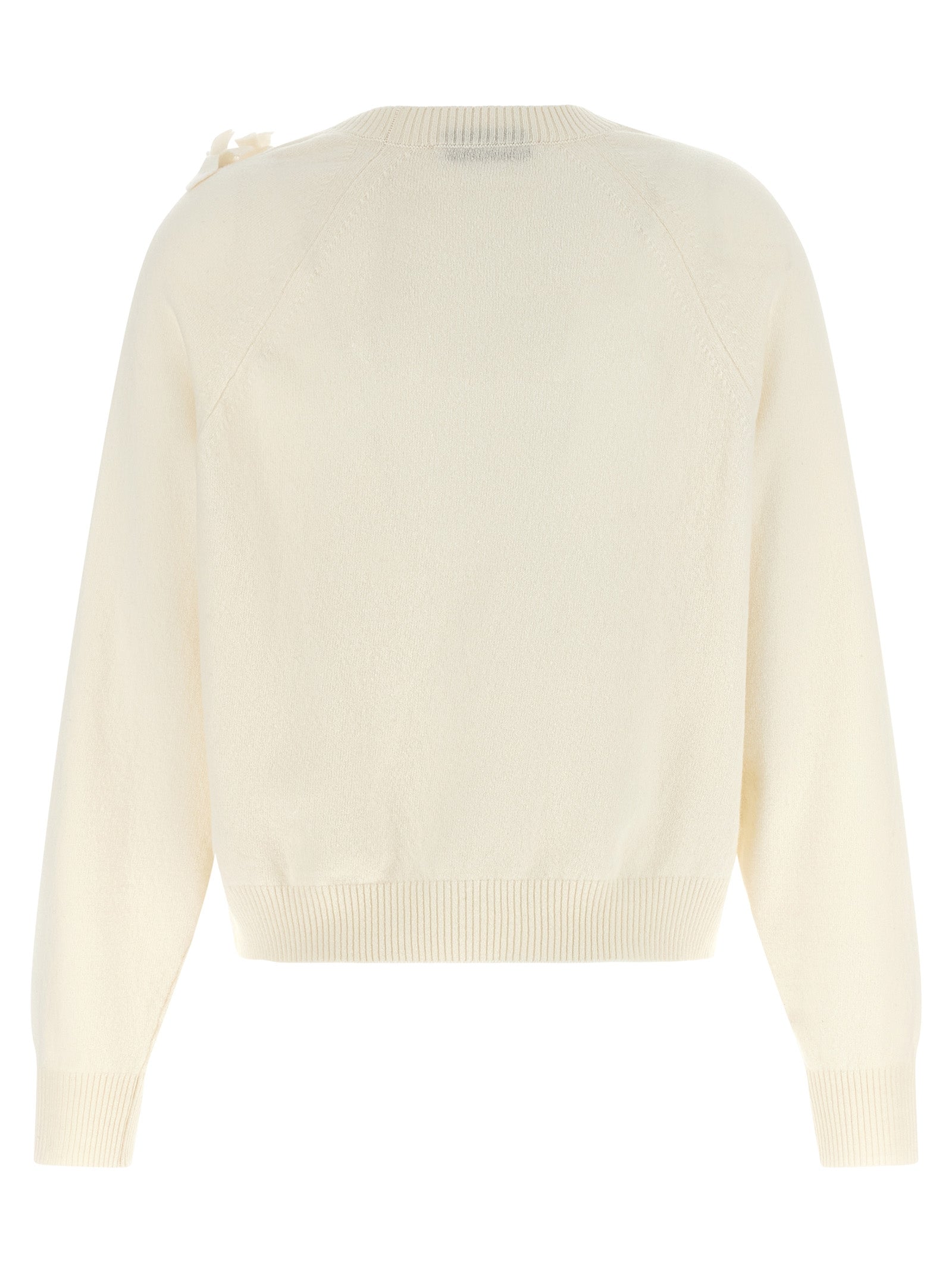 Alberta Ferretti White Virgin Wool Cardigan