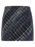 Missoni Blue Wool Long Skirt