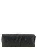 Rick Owens Black Lamb Leather Clutch Bag