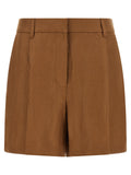Brunello Cucinelli Brown Linen Bermuda Shorts