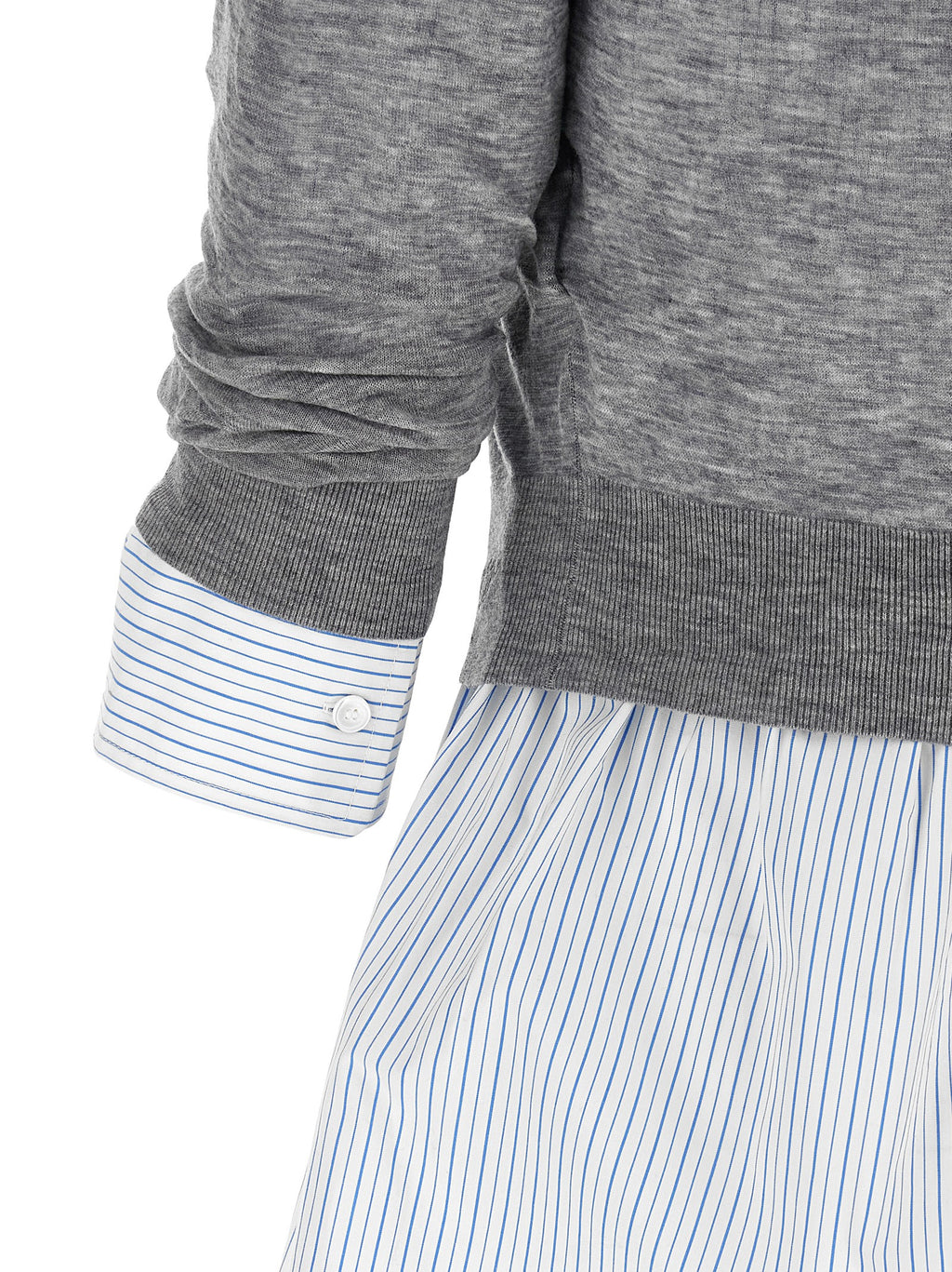 Alexander Wang Gray Wool Blouse