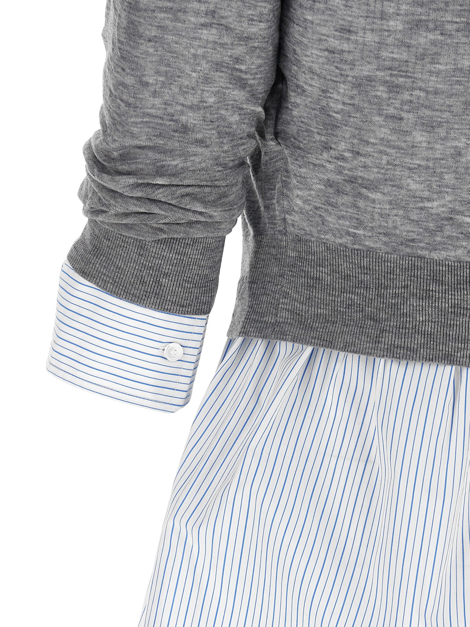 Alexander Wang Gray Wool Blouse