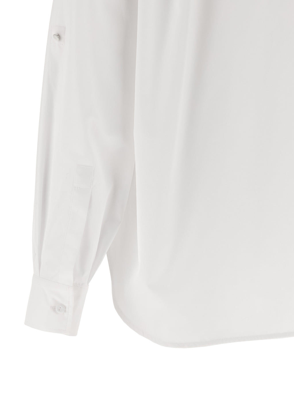 Max Mara White Cotton Blouse