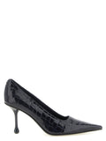 Jimmy Choo Blue Leather High Heel Pumps