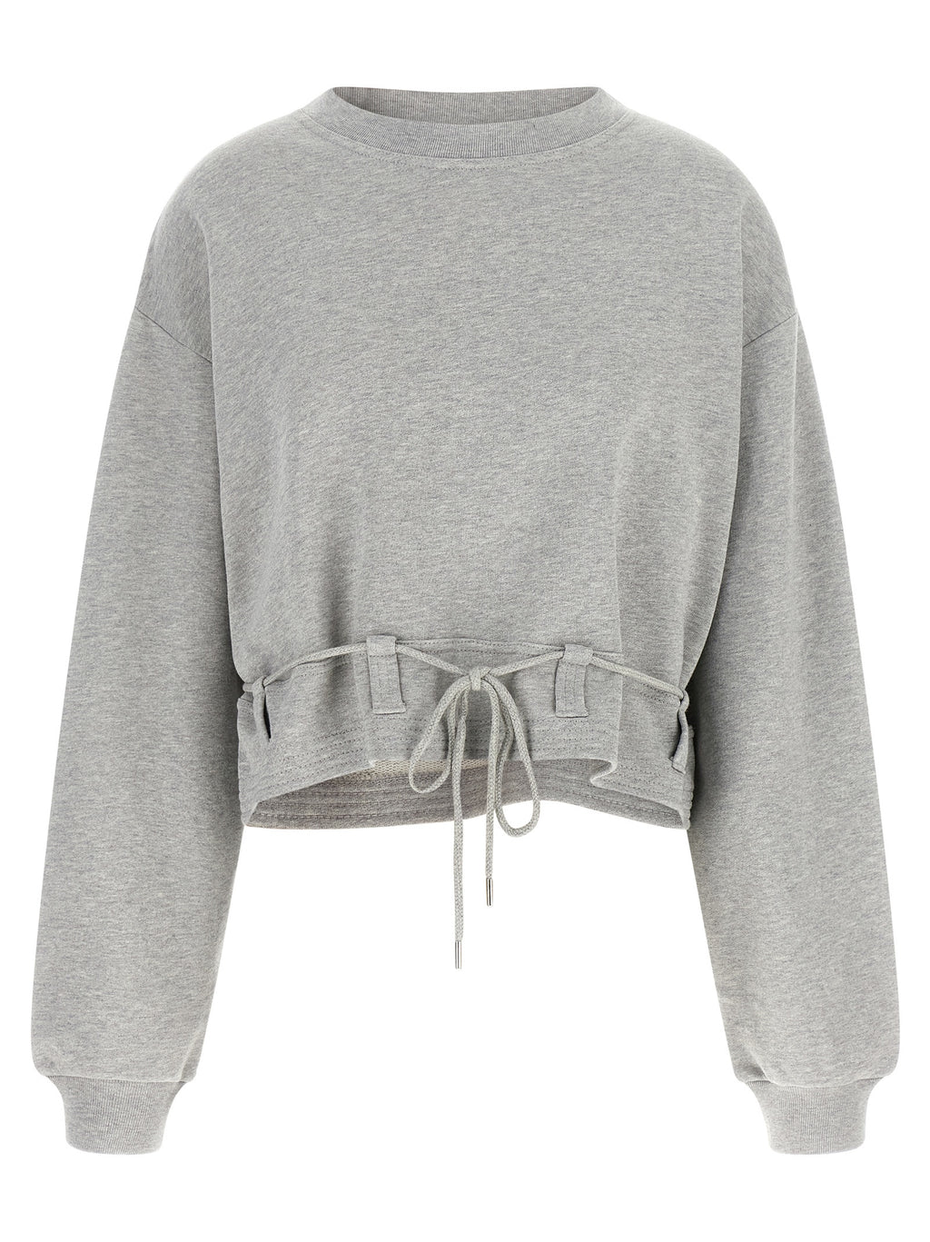 Dries Van Noten Gray Cotton Sweatshirt