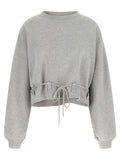 Dries Van Noten Gray Cotton Sweatshirt