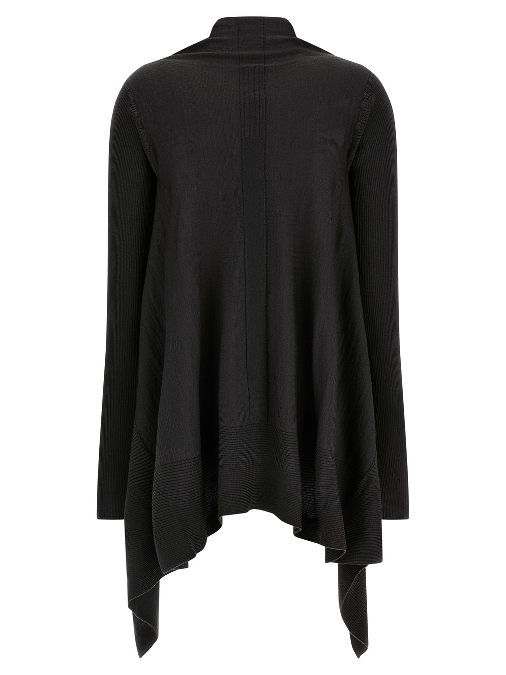 Rick Owens Black Cotton Cardigan