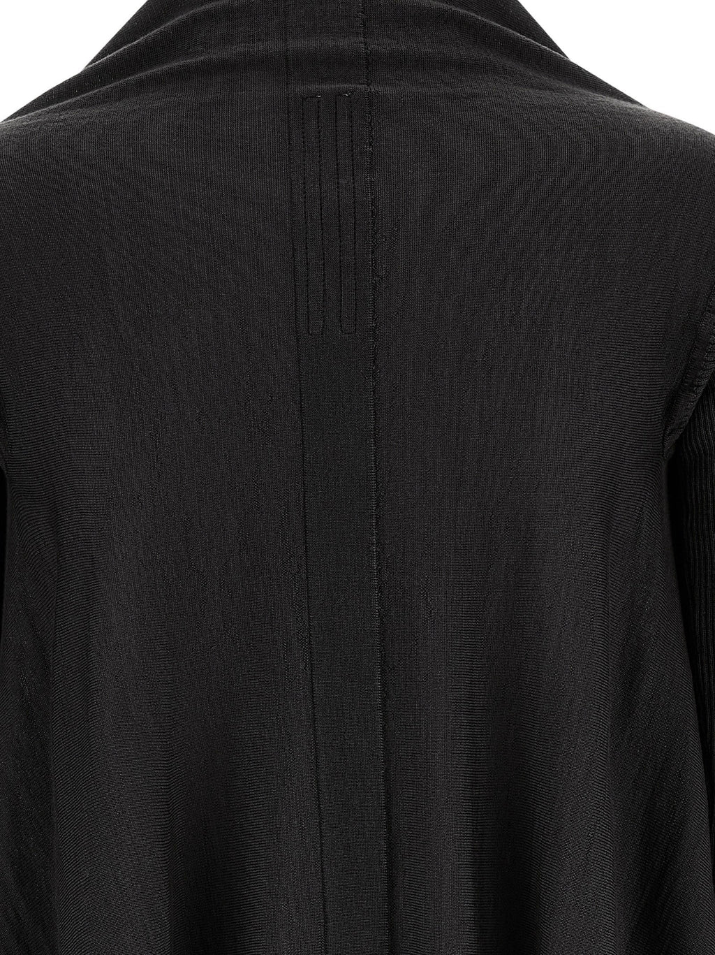 Rick Owens Black Cotton Cardigan