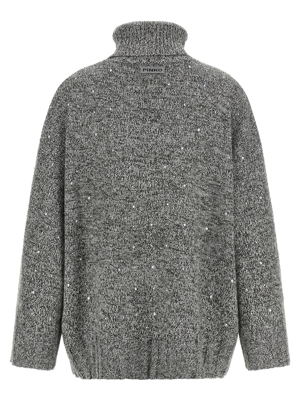 PINKO Gray Polyester Cardigan