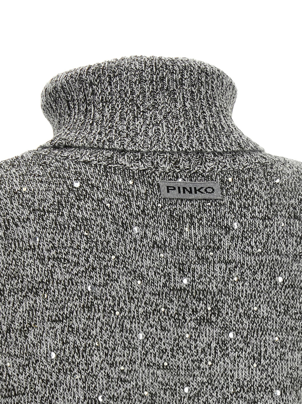 PINKO Gray Polyester Cardigan