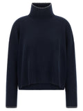 PINKO Blue Wool Cardigan