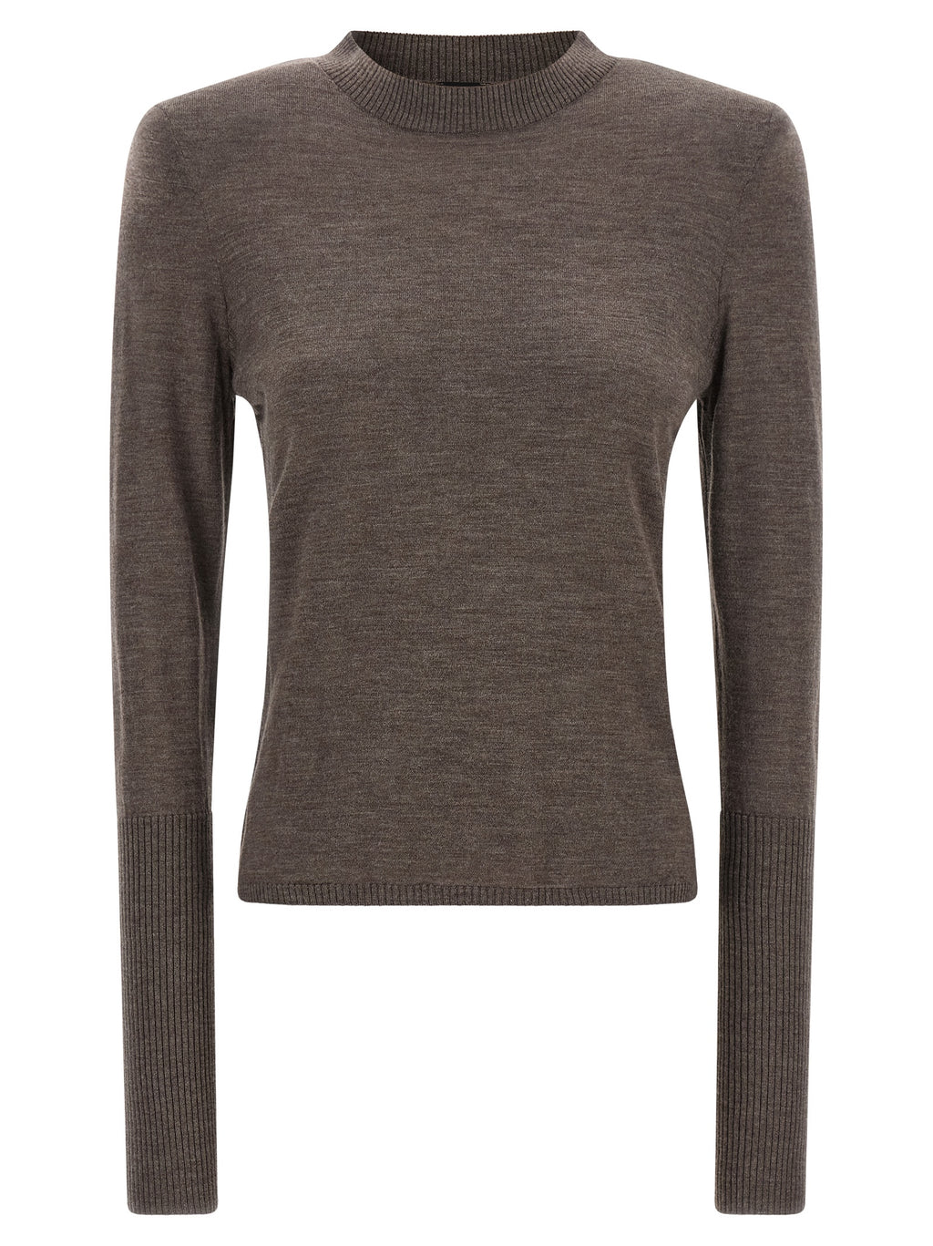 PINKO Brown Wool Cardigan