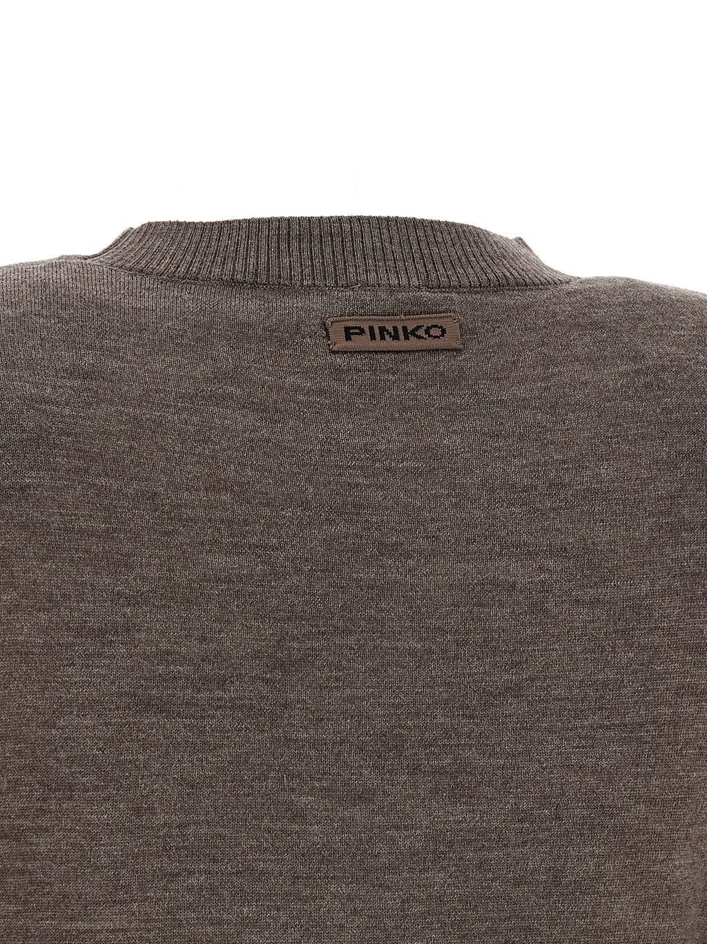 PINKO Brown Wool Cardigan