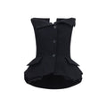 Magda Butrym Black Silk Blouse