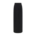Maison Margiela Back Slit Black Long Skirt