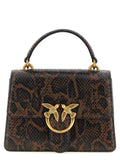 PINKO Love One Top Light Mini Handbag