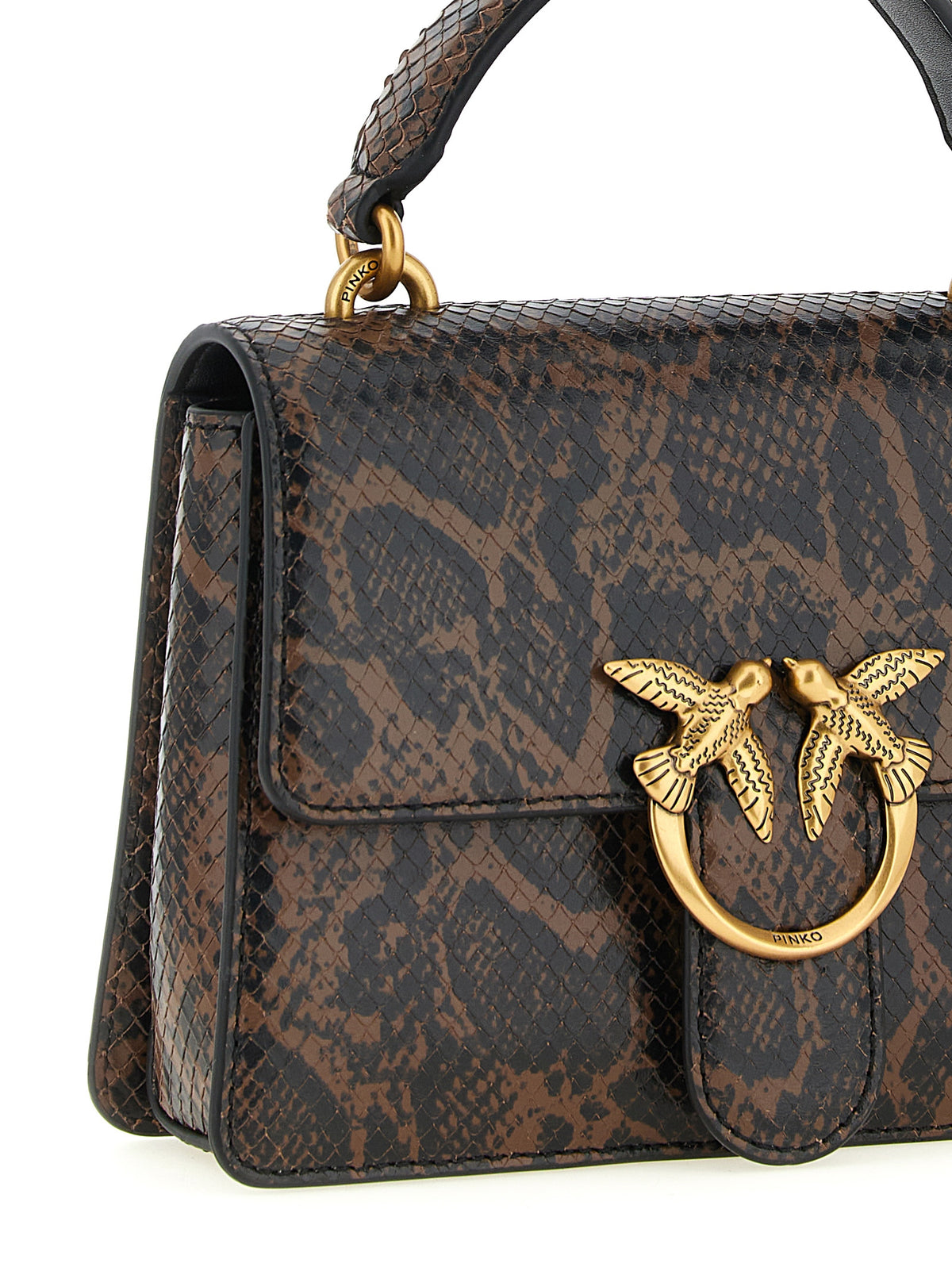 PINKO Love One Top Light Mini Handbag