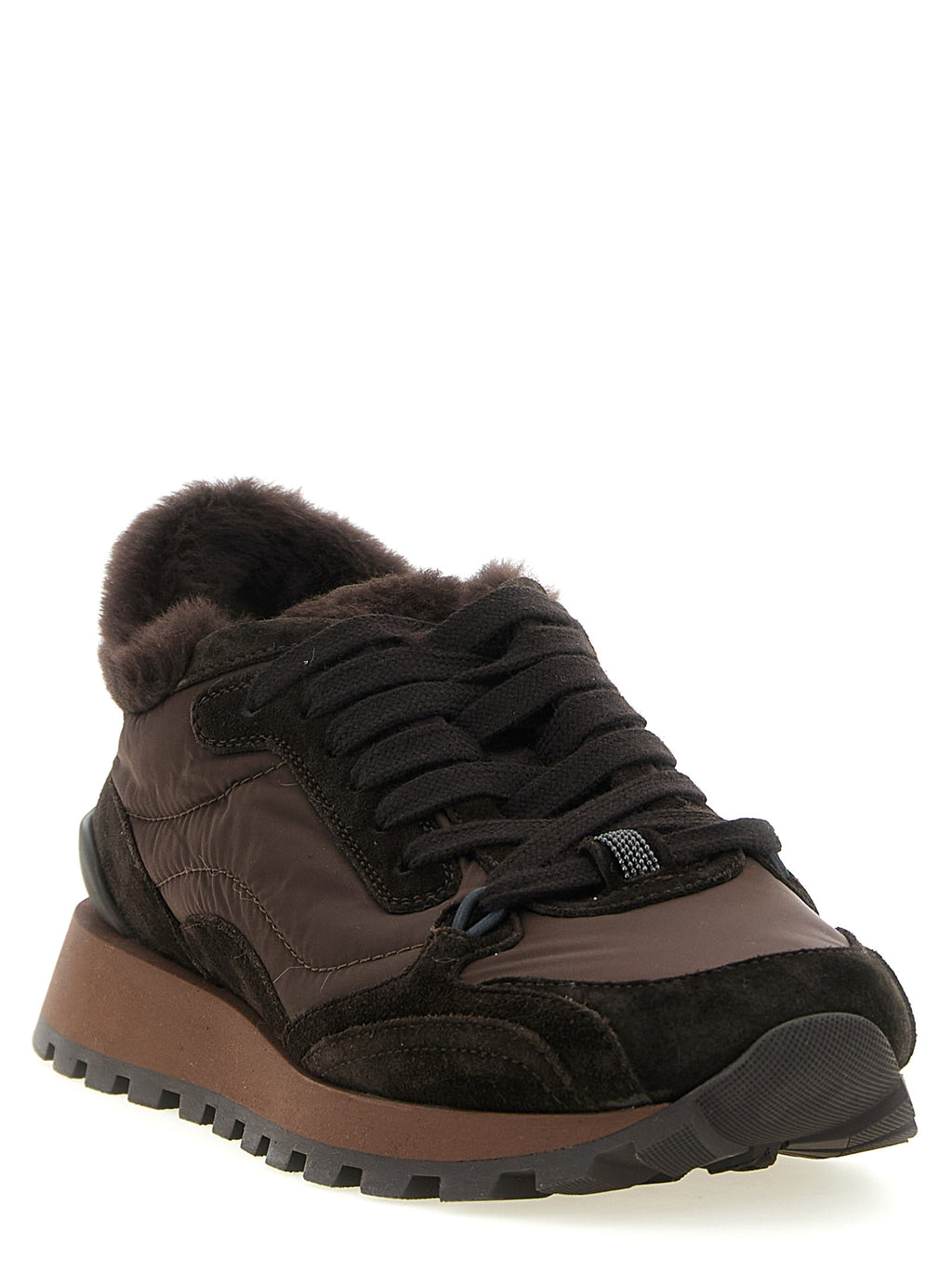 Brunello Cucinelli Brown Athletic Sneakers