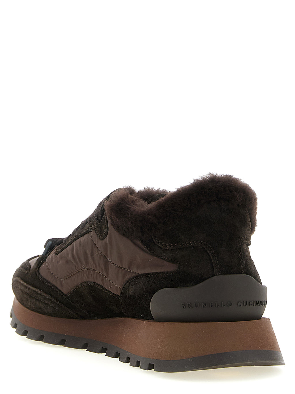 Brunello Cucinelli Brown Athletic Sneakers