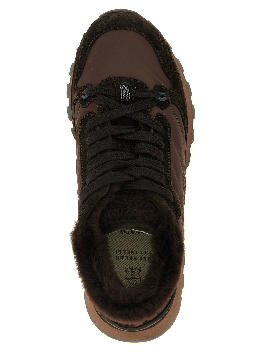 Brunello Cucinelli Brown Athletic Sneakers