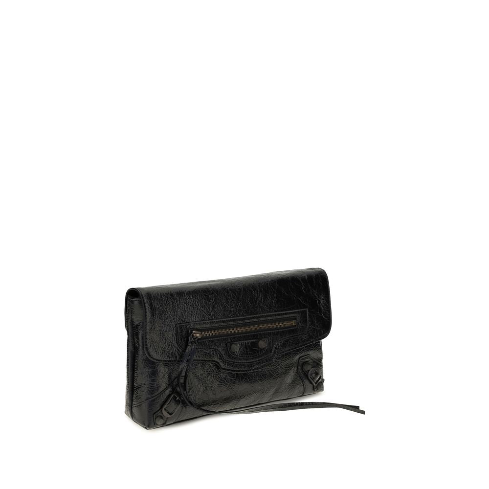 Balenciaga Le City Black Clutch
