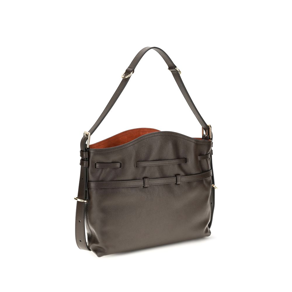 Givenchy Voyou Brown Small Bucket Handbag