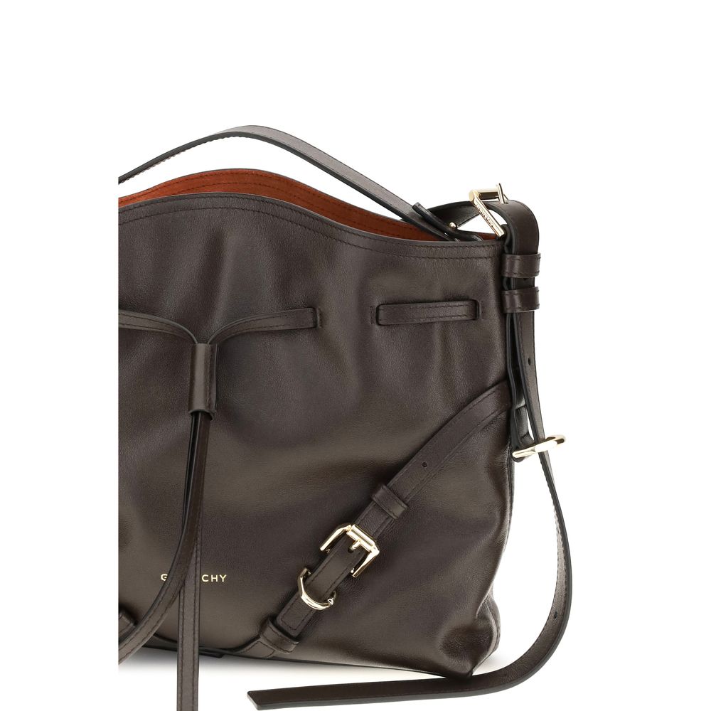 Givenchy Voyou Brown Small Bucket Handbag