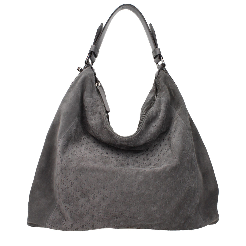 Jimmy Choo Gray Shoulder Bags