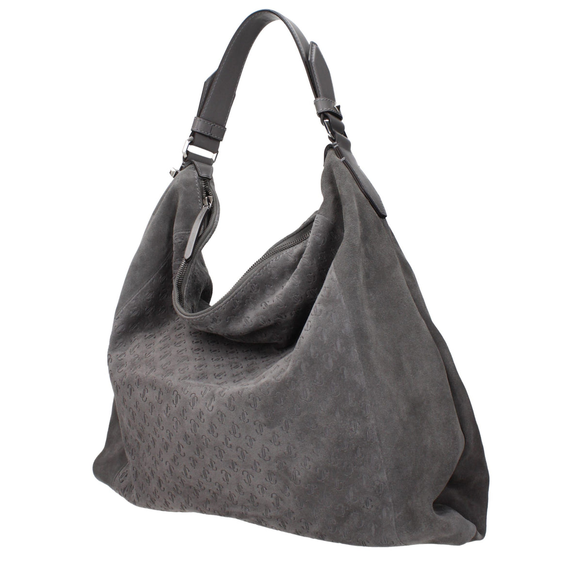 Jimmy Choo Gray Shoulder Bags