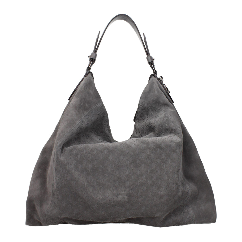 Jimmy Choo Gray Shoulder Bags