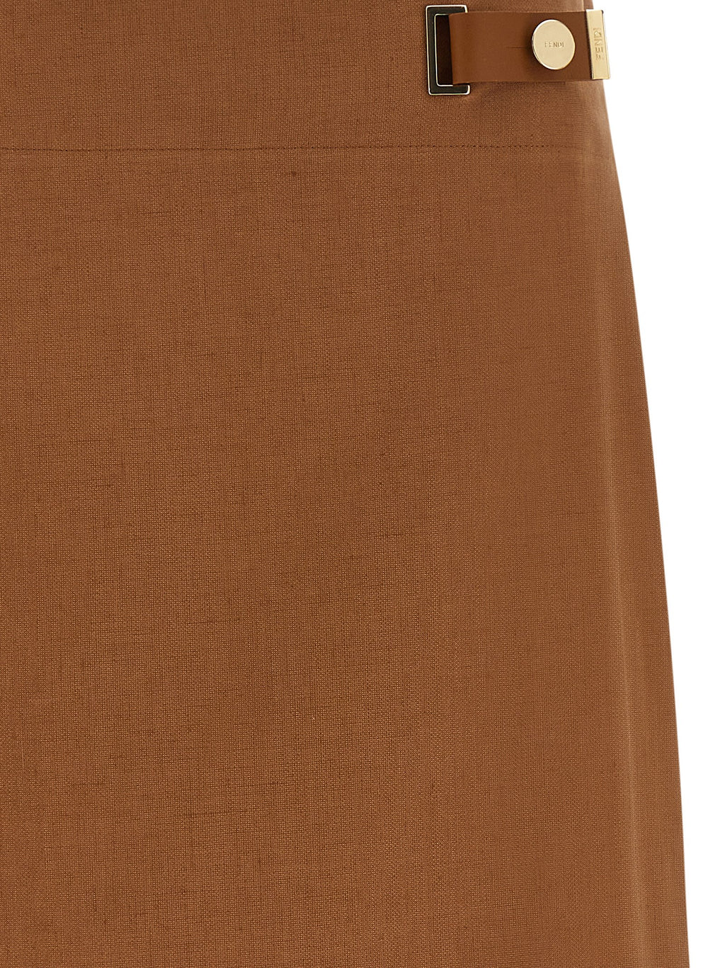 Fendi Flared Midi Skirt