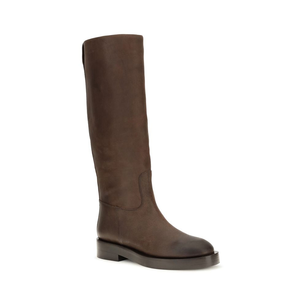 Paris Texas Slip-On Knee-High Boots