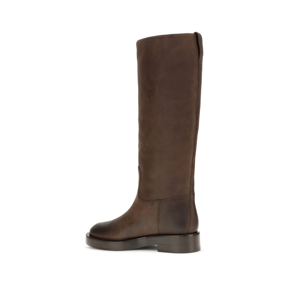 Paris Texas Slip-On Knee-High Boots