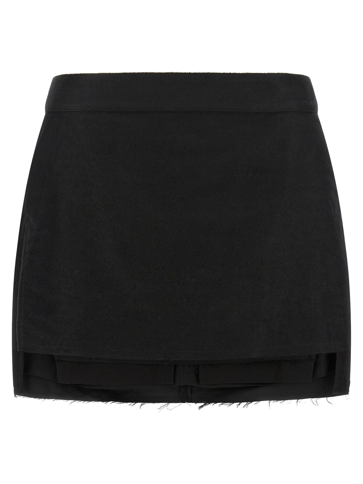Rick Owens Fog Cutoff Mini Skirt