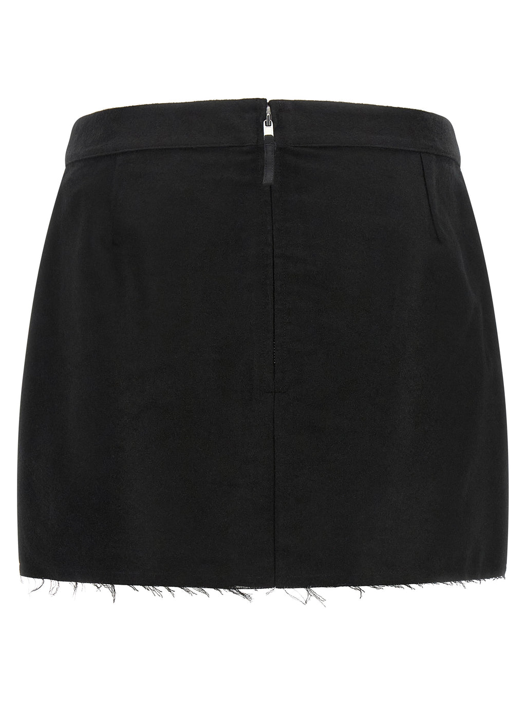 Rick Owens Fog Cutoff Mini Skirt