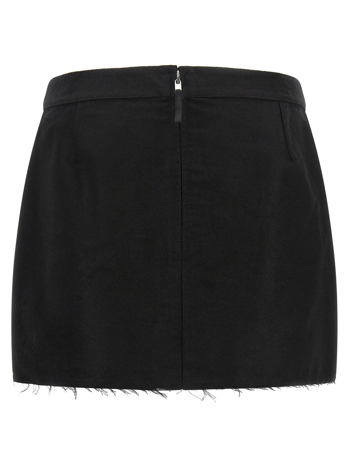 Rick Owens Fog Cutoff Mini Skirt