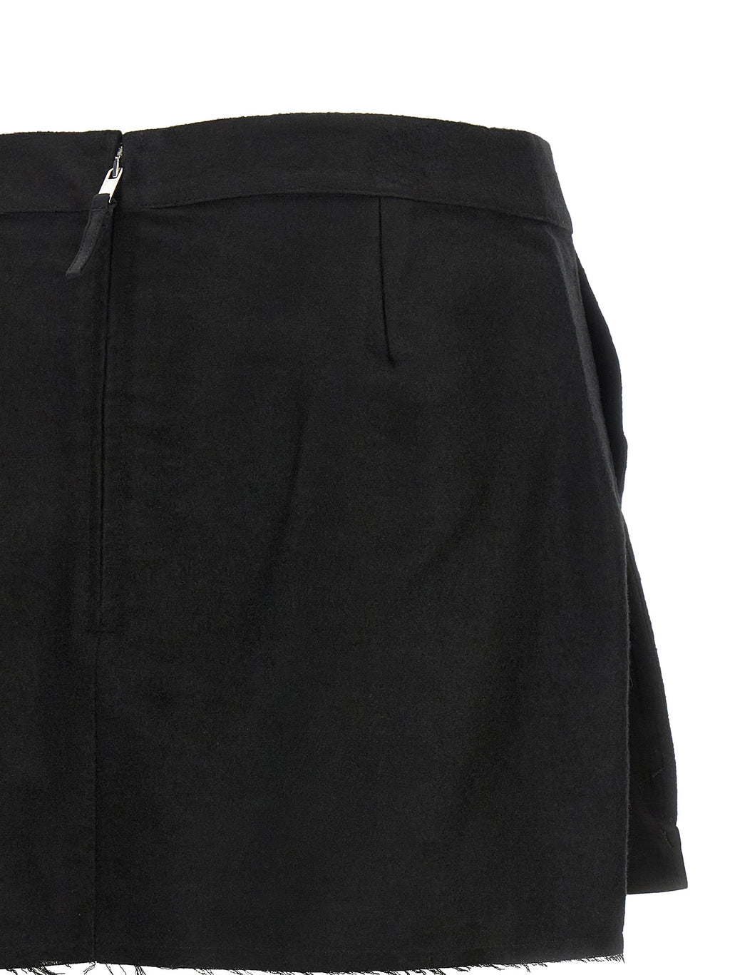 Rick Owens Fog Cutoff Mini Skirt