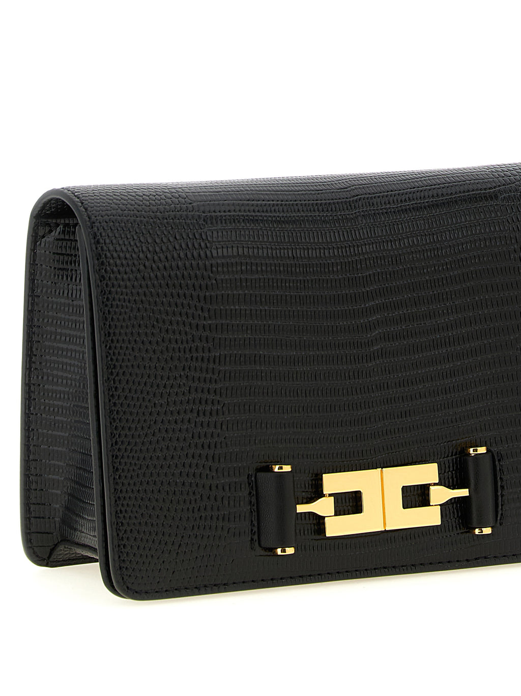 Elisabetta Franchi Black Shoulder Bag