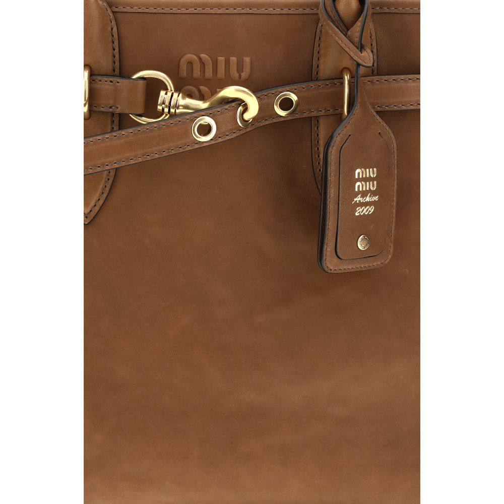 Miu Miu Aventure Brown Shoulder Bag