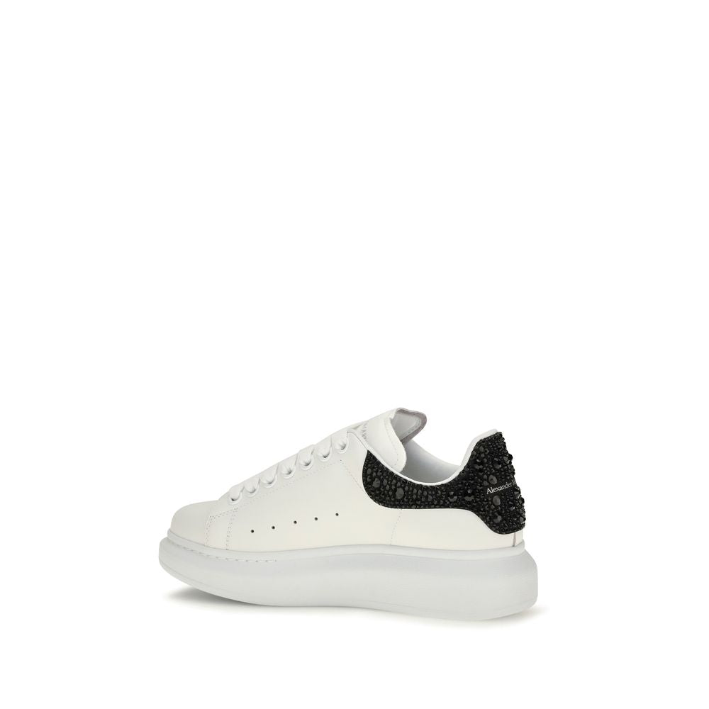 Alexander McQueen White Calf Leather Bos Taurus Chunky Sneakers