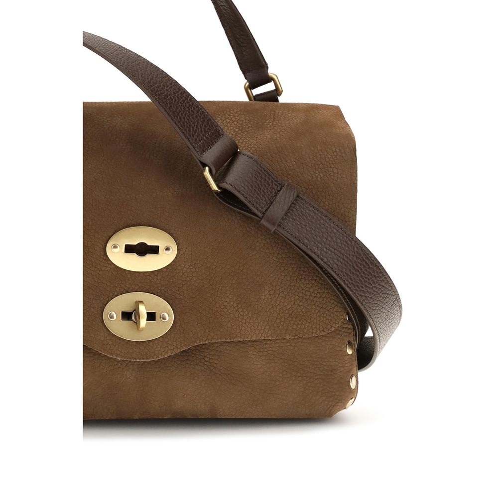 Zanellato Postina Jones Brown Top Handle Bag